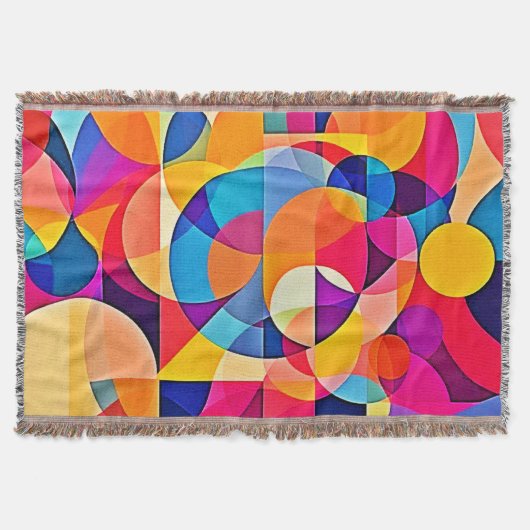 Geometrische Farbenbewegung Decke (Vorderseite)