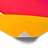 Geometrische Farbenbewegung Poster (Ecke)