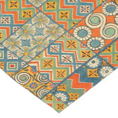 Geometrische farbenfrohe antike ägyptische Grafik Kurzer Tischläufer (Ecke)