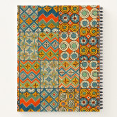 Geometrische farbenfrohe antike ägyptische Grafik Notizblock (Rückseite)