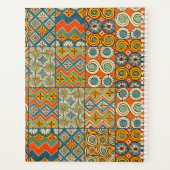 Geometrische farbenfrohe antike ägyptische Grafik Planer (Rückseite)