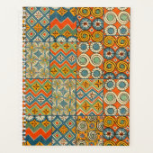 Geometrische farbenfrohe antike ägyptische Grafik Planer (Vorderseite)