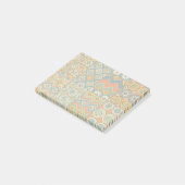 Geometrische farbenfrohe antike ägyptische Grafik Post-it Klebezettel (angewinkelt)