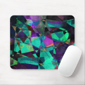 Geometrische, farbenfrohe, originelle Abstrakte Ku Mousepad (Mit Mouse)
