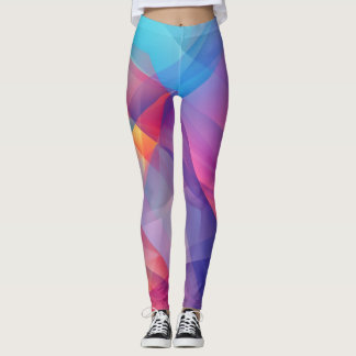 Geometrische farbige Leggings