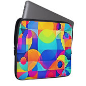 Geometrische Farbsymphonie Laptopschutzhülle (Vorne Rechts)