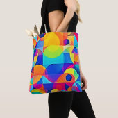 Geometrische Farbsymphonie Tasche (Von Nahem)