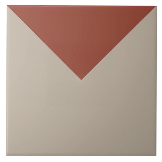 geometrische Farbtafel des mittleren Jahrhunderts Fliese (Vorderseite)