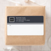 Geometrische Firmenlogo-Mailing-Etiketten (Insitu)