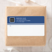 Geometrische Firmenlogo-Mailing-Etiketten (Insitu)