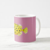 Geometrische Fische Kaffeetasse (VorderseiteRechts)