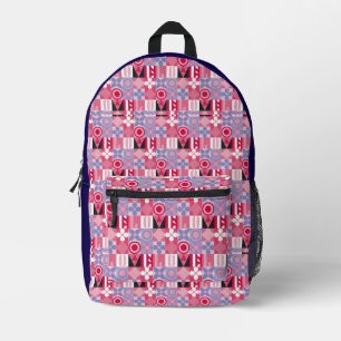 geometrische Fliesen Bedruckter Rucksack