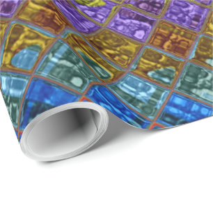 Geometrische Fliesen Mosaikmuster #9 Geschenkpapier