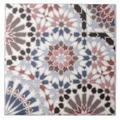 Geometrische florale marokkanische Wohngestaltung Fliese (Vorderseite)