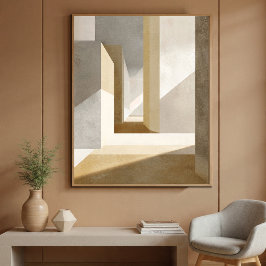 Geometrische Flur-Wandkunst für Wohnzimmer-Dekorat Poster