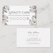 geometrische Foliage Visitenkarte (Vorne/Hinten)