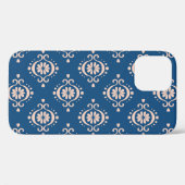 Geometrische Folklore Damaskus-Ornament der Ikat Case-Mate iPhone Hülle (Rückseite (Horizontal))
