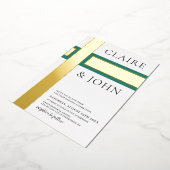 Geometrische Form Folieneinladung (Gedreht)