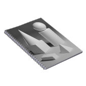 Geometrische Form Notizblock (Rechte Seite)