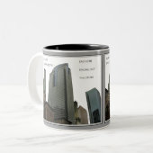 Geometrische Form-Tasse Zweifarbige Tasse (Vorderseite Links)