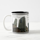 Geometrische Form-Tasse Zweifarbige Tasse (Links)