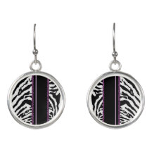 geometrische Form von schwarzem Zebra und rosa