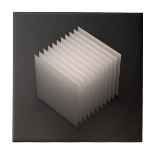 Geometrische Formen 3D: Cube Fliese