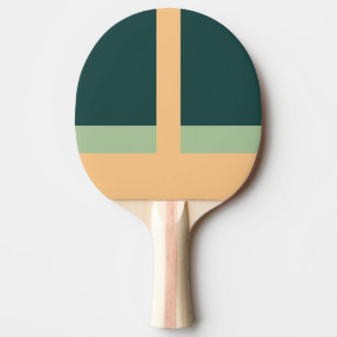Geometrische Formen Abstrakt Art Green Apricot Far Tischtennis Schläger