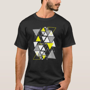 Geometrische Formen Abstrakt Moderne Vintage Dreie T-Shirt