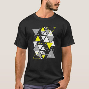 Geometrische Formen Abstrakte moderne Vintage-Drei T-Shirt