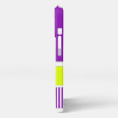 Geometrische Formen aus mehrfarbigem Papier iPhone Hülle (Linke Seite)