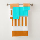 Geometrische Formen aus Papier Badhandtuch Set (Insitu)