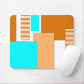 Geometrische Formen aus Papier Mousepad (Mit Mouse)