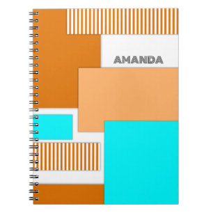 Geometrische Formen aus Papier Notizblock