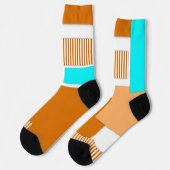Geometrische Formen aus Papier Socken (Linkes Detail)