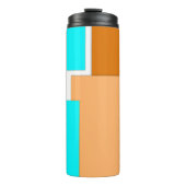 Geometrische Formen aus Papier Thermosbecher (Vorderseite)