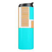 Geometrische Formen aus Papier Thermosbecher (Nach links gedreht)