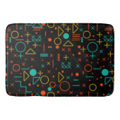 Geometrische Formen Badematte (Vorderseite)