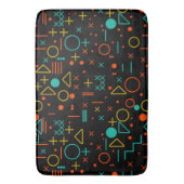 Geometrische Formen Badematte (Vorderseite Vertikal)