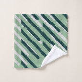 Geometrische Formen Badhandtuch Set (Waschlappen)