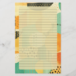 Geometrische Formen Briefpapier