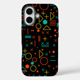 Geometrische Formen iPhone 16 Hülle