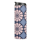 Geometrische Formen: Dekoratives Nahtloses Muster. Thermosbecher (Nach rechts gedreht)