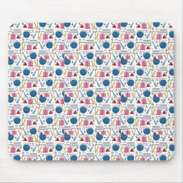 Geometrische Formen der 90er Jahre Mousepad