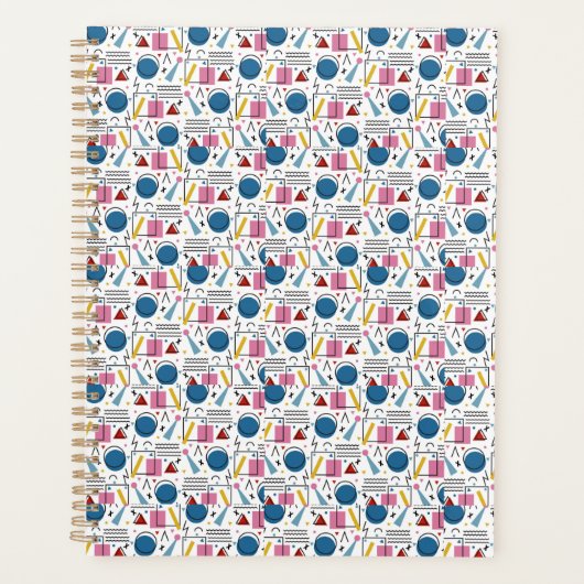 Geometrische Formen der 90er Jahre Planer (Vorderseite)