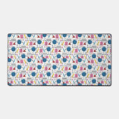 Geometrische Formen der 90er Jahre Schreibtischunterlage (Vorderseite)