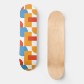 Geometrische Formen der modernen Abstrakten Kunst Skateboard (Vorderseite)