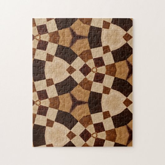 Geometrische Formen des Brawn Kaleidoscope Puzzle (Vertikal)