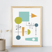 Geometrische Formen des Flussdiagramms Kunst des M