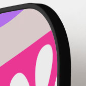 geometrische Formen des Musters Pickleball Schläger (Linke Seite)